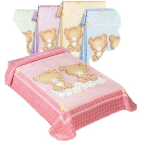 Belpla Baby Perla Gold Pléd (548) 110*140 Pink Tasakos