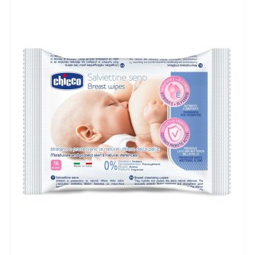 Chicco Melltörlőkendő szoptatás előtt és után - 16 db