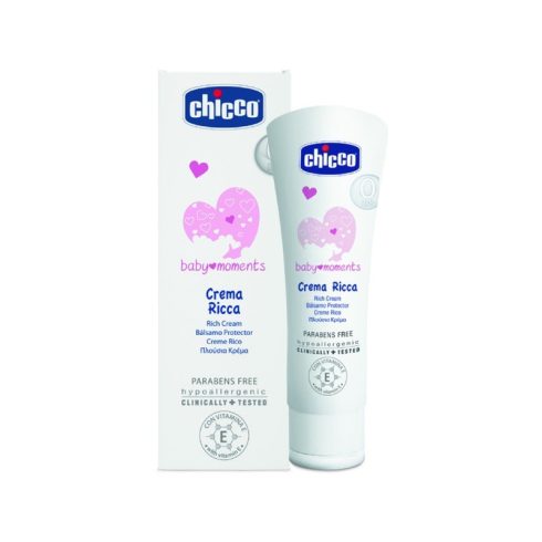 Chicco bőrtápláló krém 100 ml Omega3 és E-Vitamin