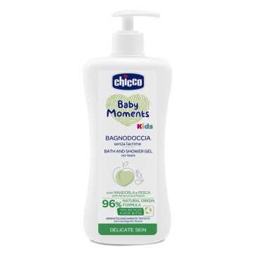   Chicco Tusfürdő gél  mandula és őszibarack kivonattal - 500 ml
