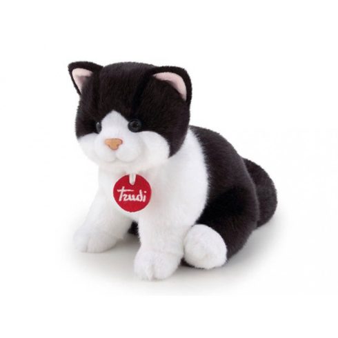 Trudi Kitten Brad black/white - Cica fekete/fehér 16cm