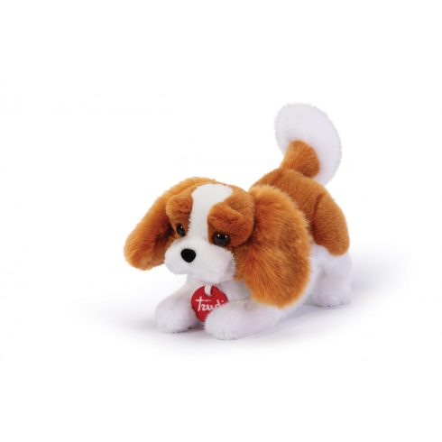 Trudi Cavalier King Marley kutya, fehér-barna - 13cm