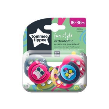 Tommee Tippee  Fun játszócumi 18-36hó 2 db lány 