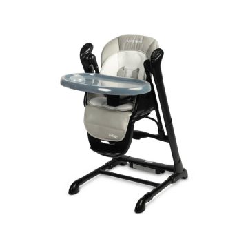  Caretero Indigo Etetőszék és Hinta 2in1- Black Grey