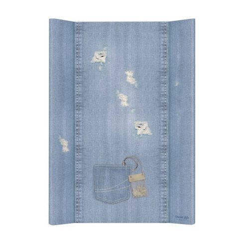 Ceba pelenkázó lap merev 2 oldalú 50*70 Denim Style #Shabby/Kék