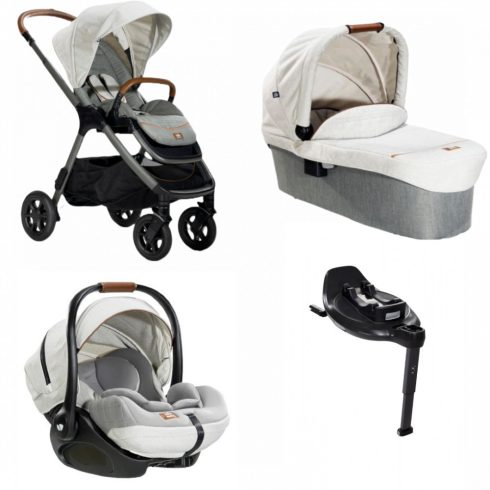 Joie Finiti bundle set Oyster + i-Level Recline + i-Base Encore bázistalp