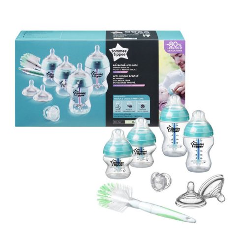 Tommee Tippee Advanced Anti - Colic újszülött cumisüveg kezdő szett türkiz 