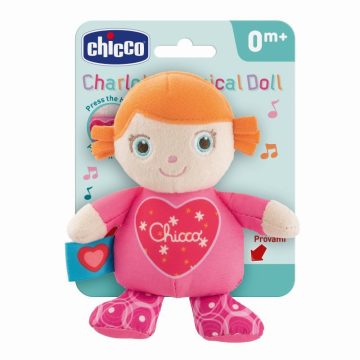 Chicco Charlotte baba zenélő plüss - Rózsaszín