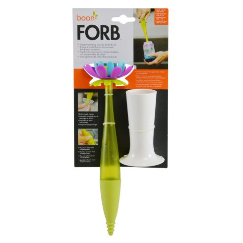 Boon Forb bottle brush beépített mosószer tárolóval
