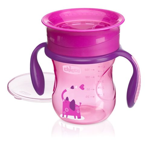 Chicco 360 Perfect Cup itatópohár 12m+ Rózsaszín CH00695110