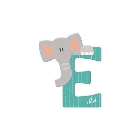 Sevi Fa Betű állatos E - Elephant