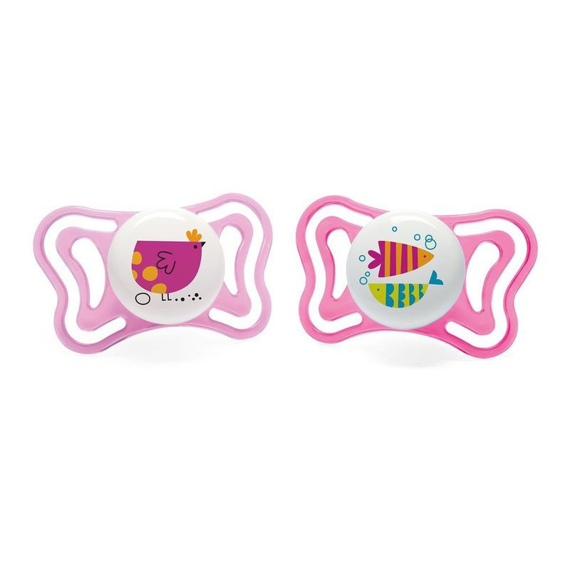 Chicco PhysioForma Light szilikon cumi tartótokkal lány 16-36m CH07103511